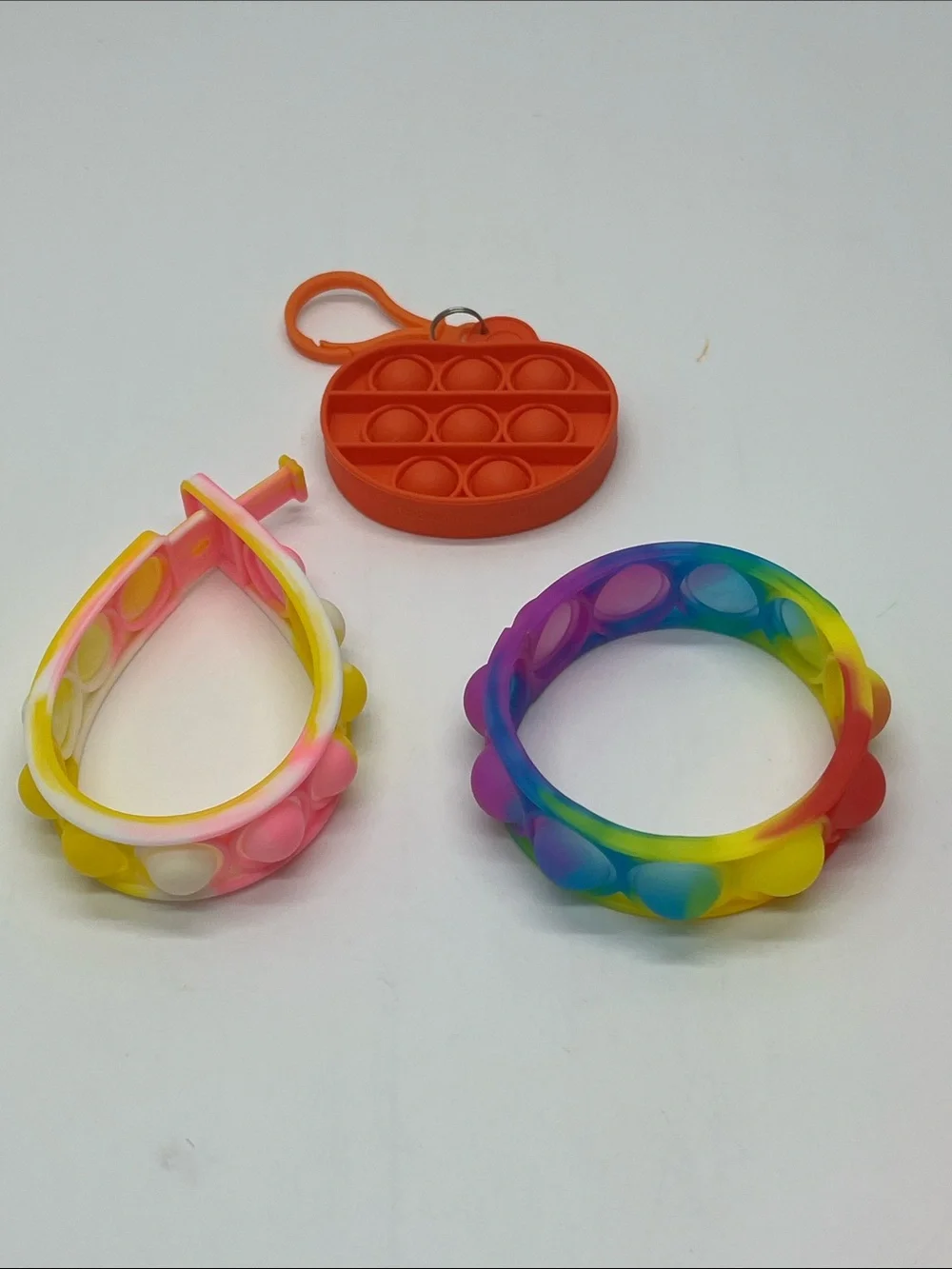 Kids Rainbow Pop Fidget Toy Bundle - Multicolor